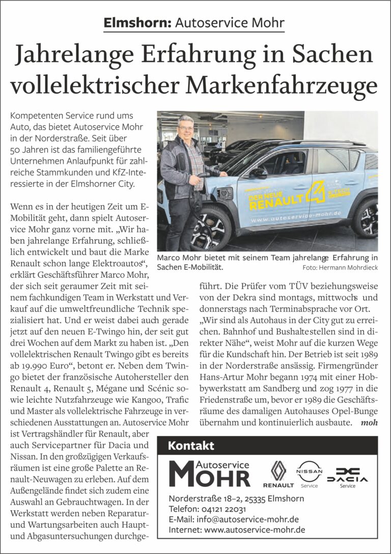 Autoservice Mohr Elmshorn